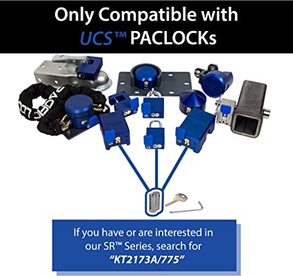 UCS-7A-775 Hasp and Puck Padlock Combo Kit