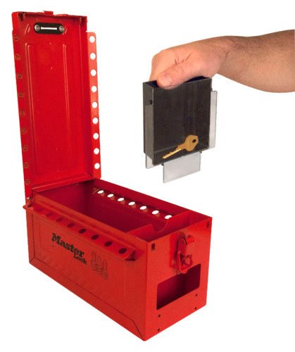 S600 PORTABLE GROUP LOCK BOX WITH WINDOW - 1st-in-Padlocks