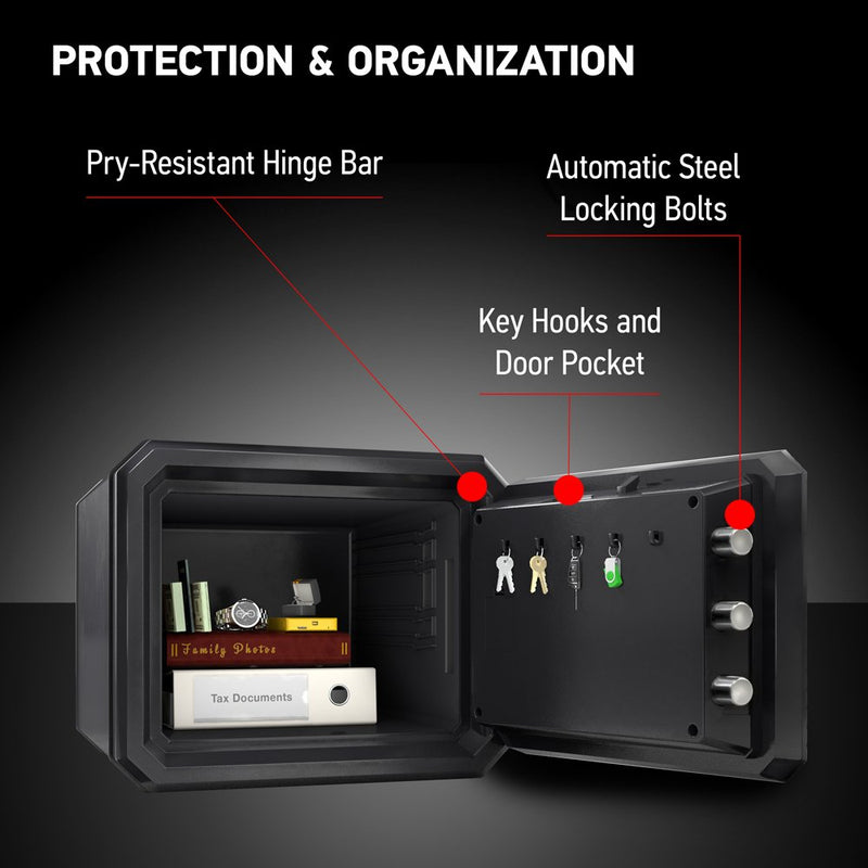 FPW082 SERIES FIREPROOF AND WATERPROOF SAFE WITH DIGITAL KEYPAD - 1st-in-Padlocks