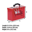 498A LATCH TIGHT™ PORTABLE GROUP LOCK BOX - 1st-in-Padlocks