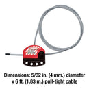 S806 CABLE LOCKOUT - 1st-in-Padlocks