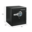 SentrySafe SF123BSC Fingerprint Fire/Water Safe - 1st-in-Padlocks