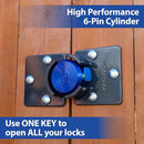 UCS-7A or UCS-7S Puck Lock with Hasp Option