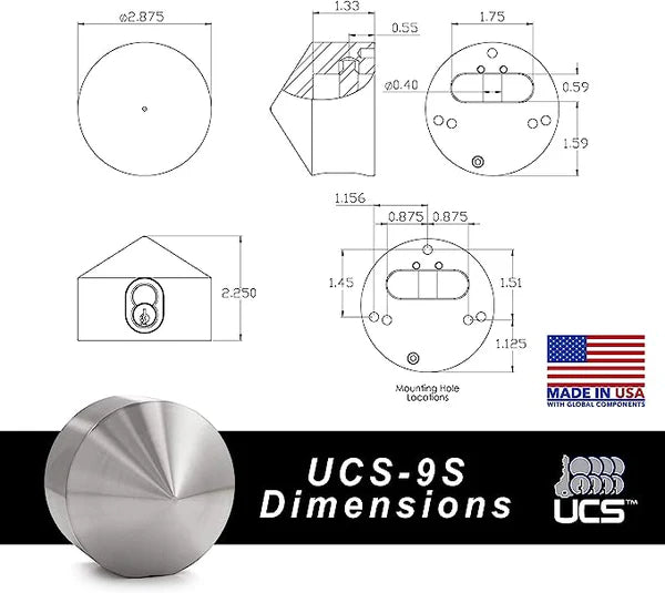 FSIC-2177S STAINLESS STEEL SHACKLELESS PADLOCK