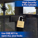 UCS-250 SERIES BRASS PADLOCK