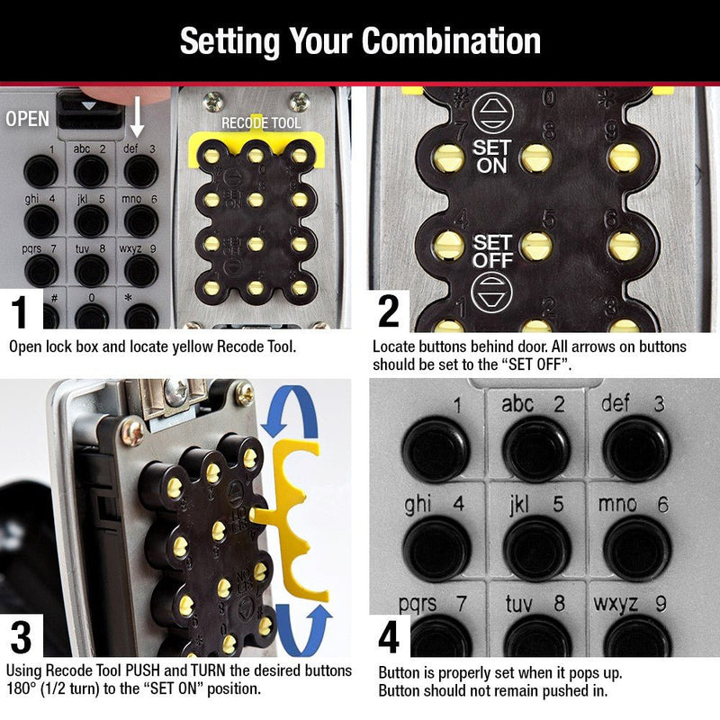 5423D PORTABLE LOCK BOXES & KEY CASES - 1st - in - Padlocks