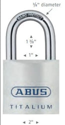 80TI/50 TITALIUM PADLOCK - 1st-in-Padlocks