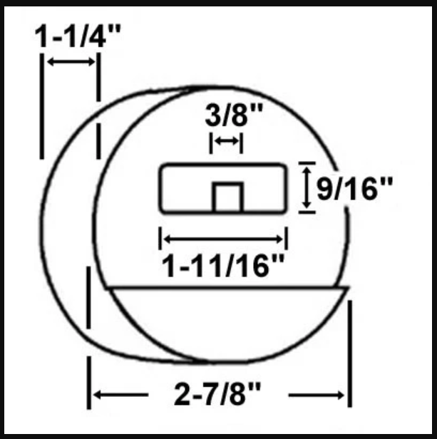 Abloy 9047 Combination Puck Lock - 1st - in - Padlocks
