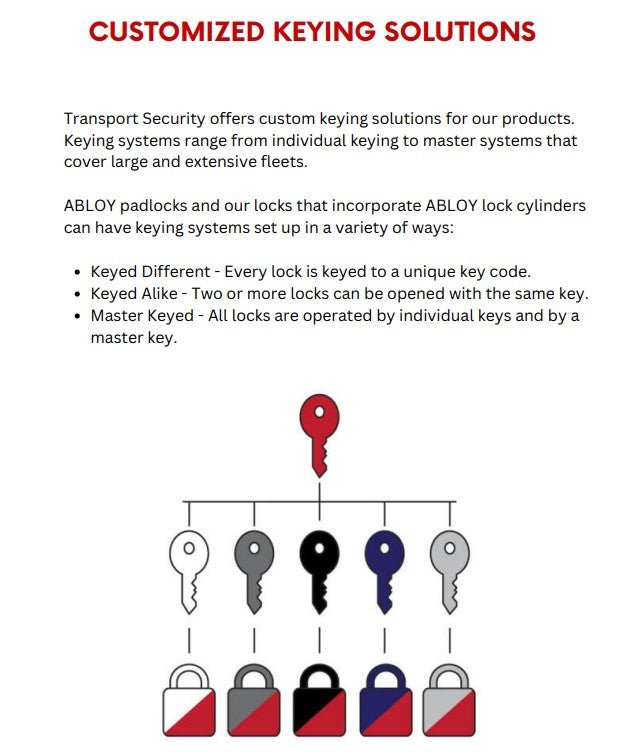 Abloy 330 - 25 Padlock - 1st - in - Padlocks