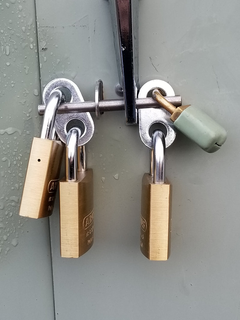 Gate Keeper Dual Locking Hasp - 1st - in - Padlocks