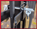 Gate Keeper Dual Locking Hasp - 1st - in - Padlocks