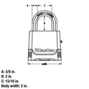 M176XDLH COMBINATION LOCK - 1st - in - Padlocks
