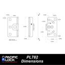 PL782 Inward Hasp - 1st-in-Padlocks