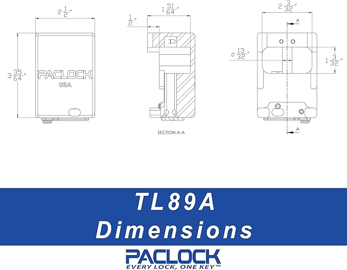 TL89A REFRIDGERATED DOOR TRAILER LOCK