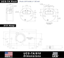 UCS-7A or UCS-7S Puck Lock with Hasp Option