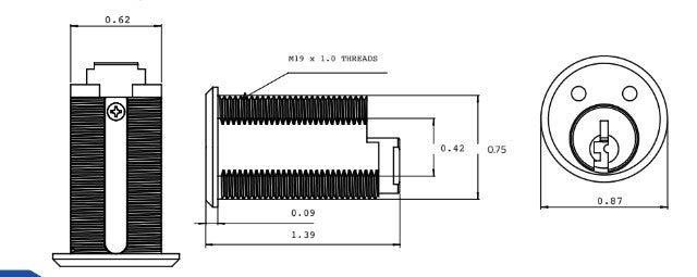 UCS-CL30 CAM LOCK RV LOCK