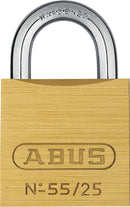 55/25 SOLID BRASS PADLOCK - 1st-in-Padlocks