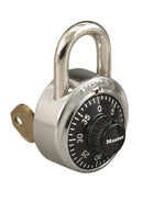 1525STK COMBINATION PADLOCK WITH KEY CONTROL - QTY 50 - 1st-in-Padlocks