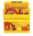 S1900VE410 STANDARD ELECTRICAL DELUXE LOCKOUT STATION WITH PLASTIC LOCKS - 1st-in-Padlocks