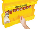 S1850E410 STANDARD ELECTRICAL LOCKOUT STATION WITH PLASTIC LOCKS - 1st-in-Padlocks