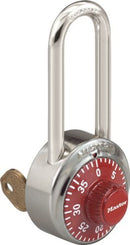 1525LH COMBINATION PADLOCK WITH KEY CONTROL - 1st-in-Padlocks