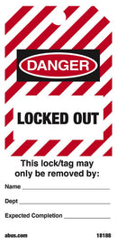 TR520-250 LOCKED OUT TAGS ON A ROLL - 1st-in-Padlocks