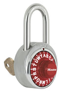 1585LF COMBINATION PADLOCK WITH KEY CONTROL - 1st-in-Padlocks