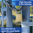 95 SERIES BRASS PADLOC - 1st-in-Padlocks