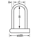 8170D U-LOCK BICYCLE LOCK - 1st-in-Padlocks
