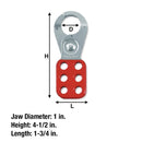 420 STEEL LOCKOUT HASP - 1st-in-Padlocks