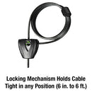8417D PYTHON ADJUSTABLE LOCKING CABLES - 1st-in-Padlocks