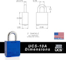 PACLOCK's UCS-10A JOB BOX LOCK